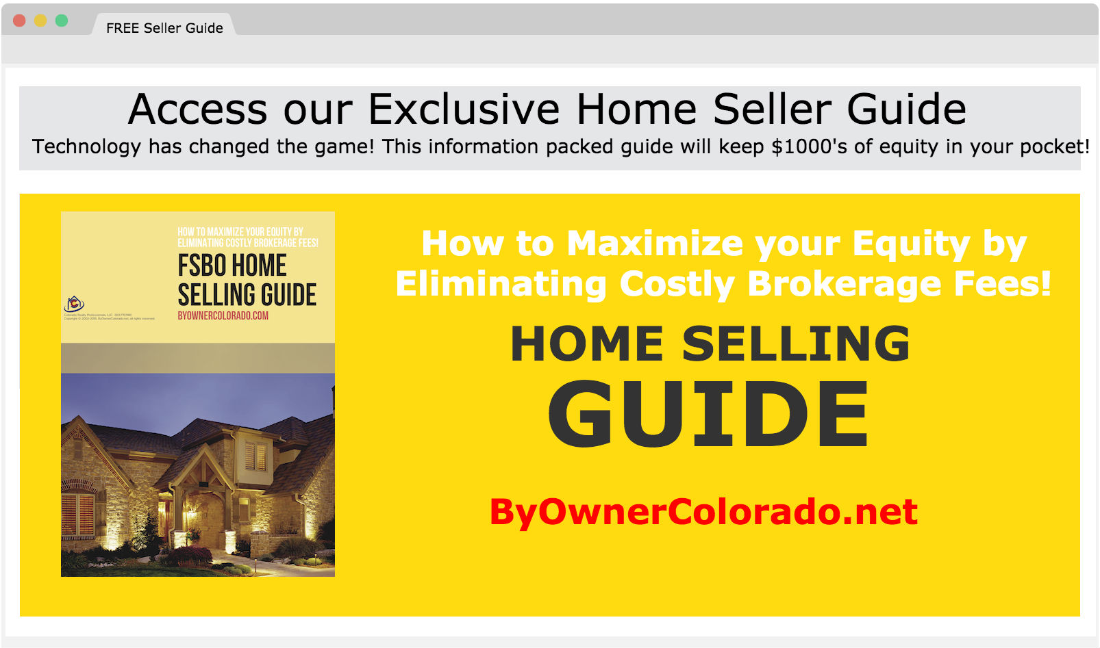 FSBO Home Seller Guide